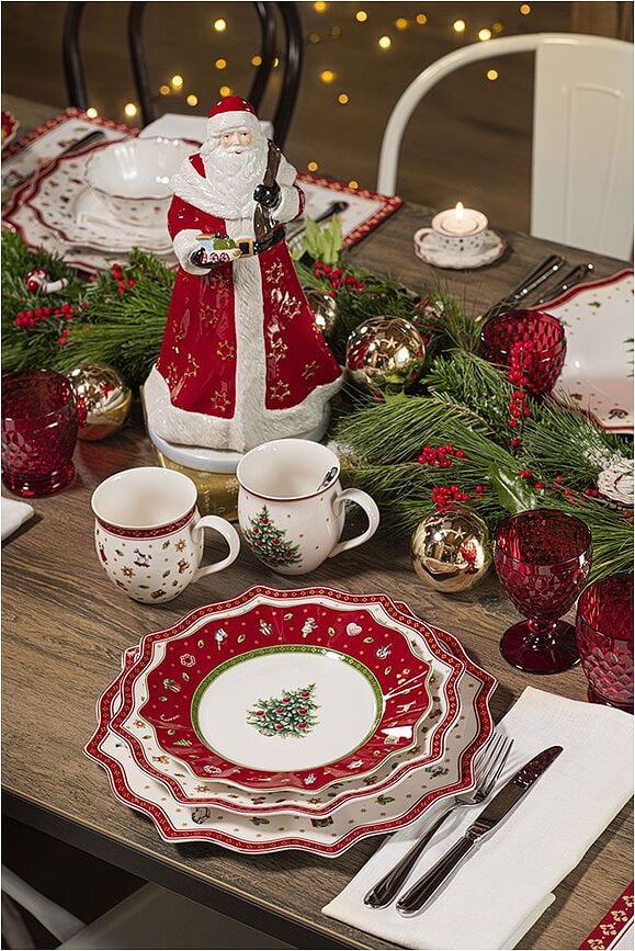 Tazas con motivos navideños Toy's Delight, 340 ml, rojas, 2 unidades