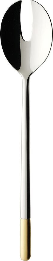 Tenedor de Ensalada Ella, con baño de oro parcial