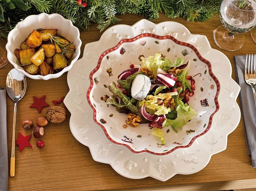 Tenedor de mesa parcialmente chapado en oro Ella