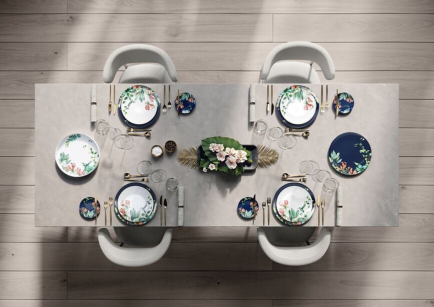 Tenedor de postre MetroChic d'Or, dorado