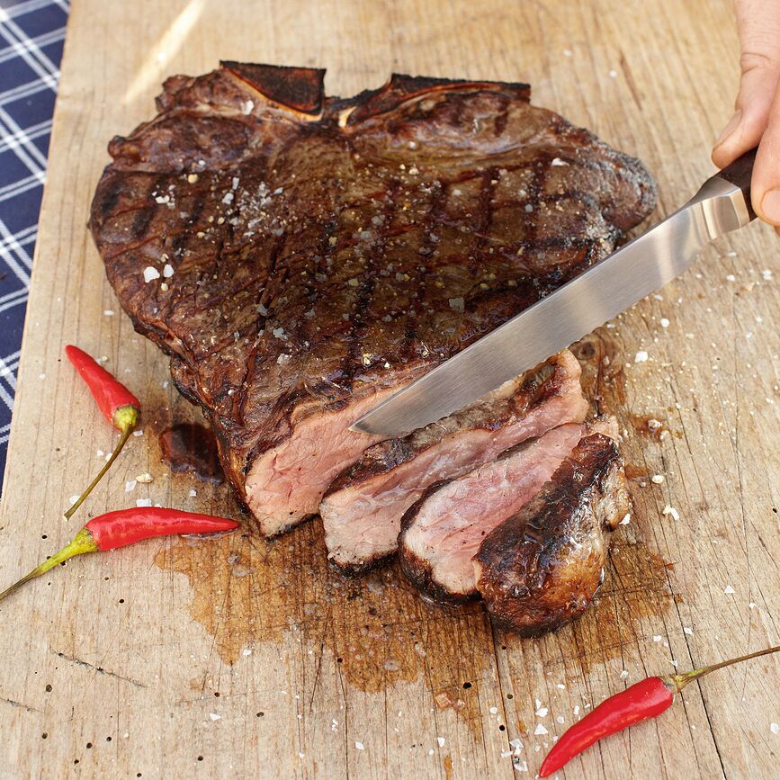 Texas Couteaux à Steak avec étui, Set 7 pièces