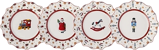Toy's Delight Anniversary Plates, 4 pcs.