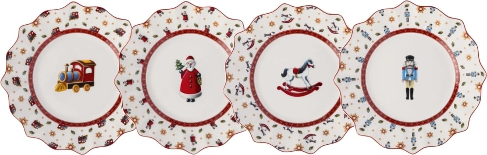 Villeroy & Boch Toys Delight Anniversary Set of 4 Plates