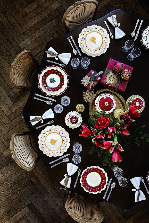 Toy's Delight Assiette à Dessert 24 cm, rouge