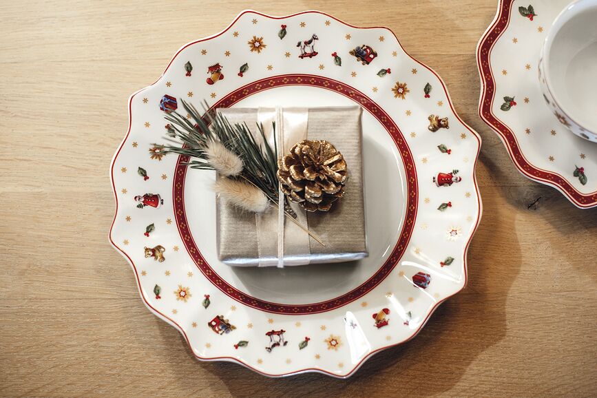 Toy's Delight Assiette à Dessert 24 cm, rouge