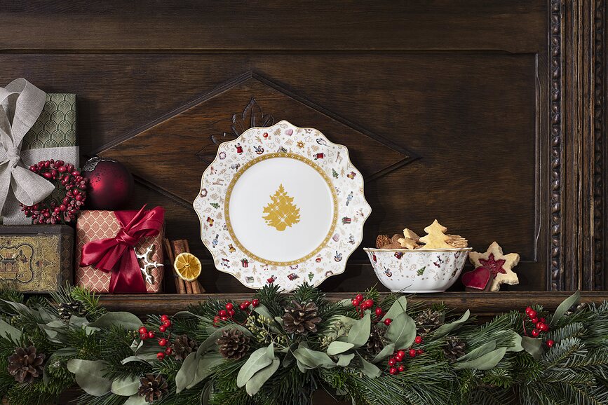 Toy's Delight Assiette à Dessert 24 cm, rouge