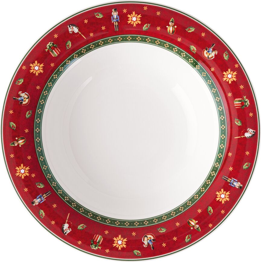 Toy's Delight Assiette Creuse 23 cm, rouge