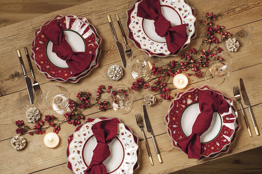 Toy's Delight Assiette Creuse, 26 cm, rouge