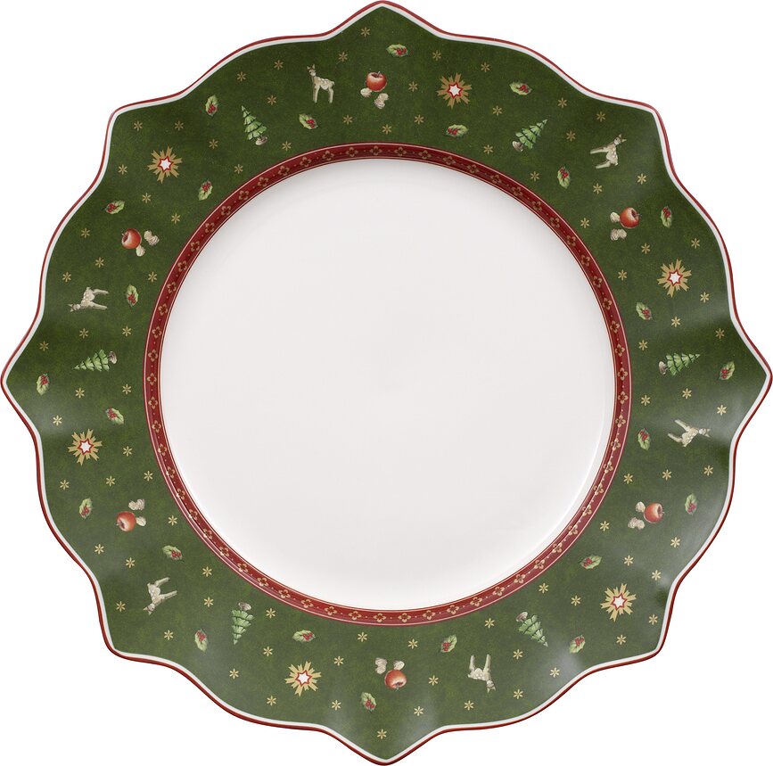 Toy's Delight Assiette Plate, 29 cm, verte