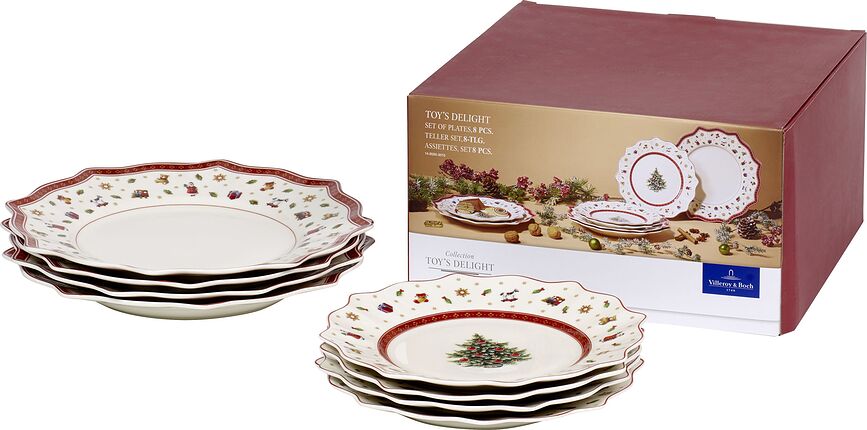 Toy's Delight Assiettes, Lot de 8