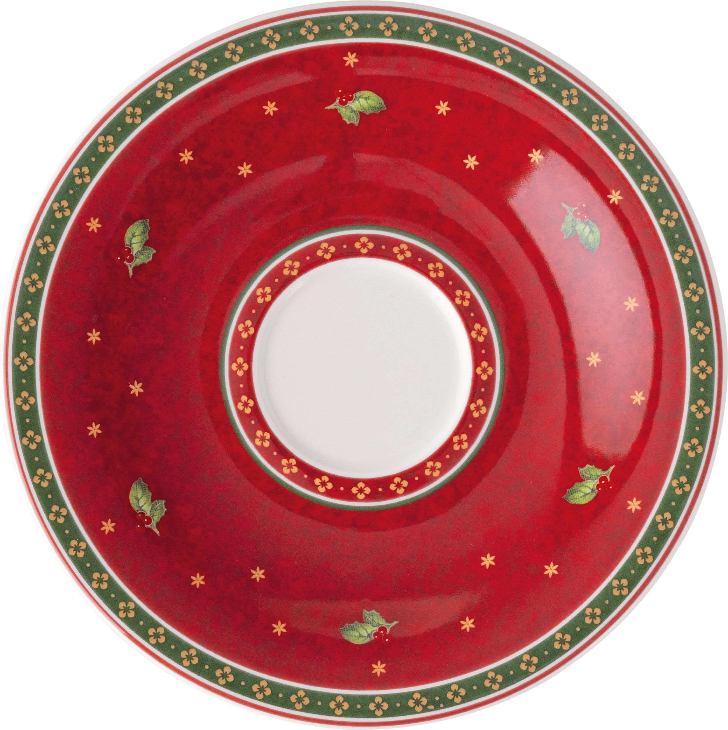 Toy's Delight Untertasse für eine Kaffee- oder Teetasse rot
