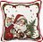 Toy's Fantasy Dekoratives Kissen 45 x 45 cm Weihnachtsmann
