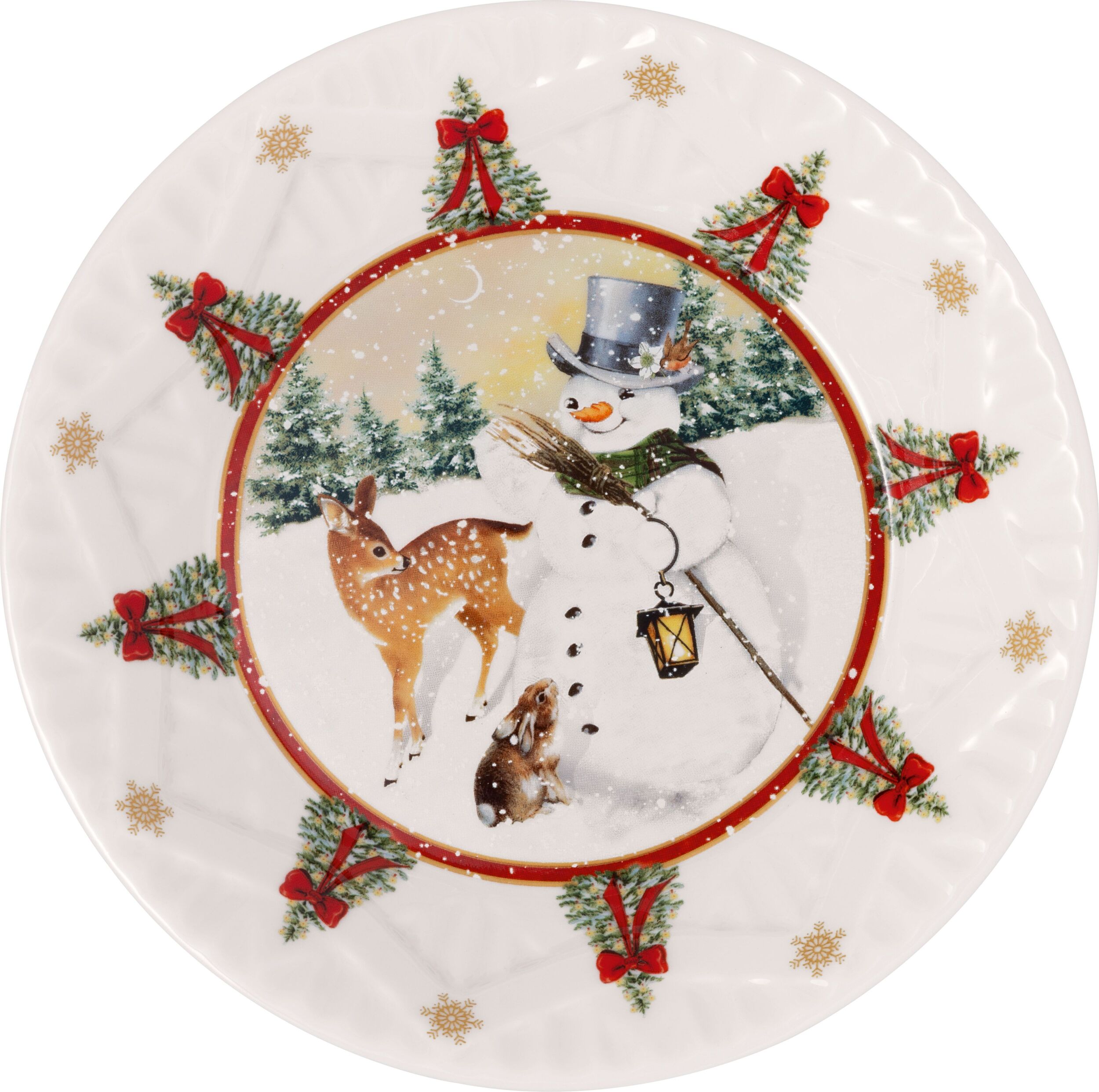 Toy's Fantasy Snowman with Animals Schale 16,5 cm