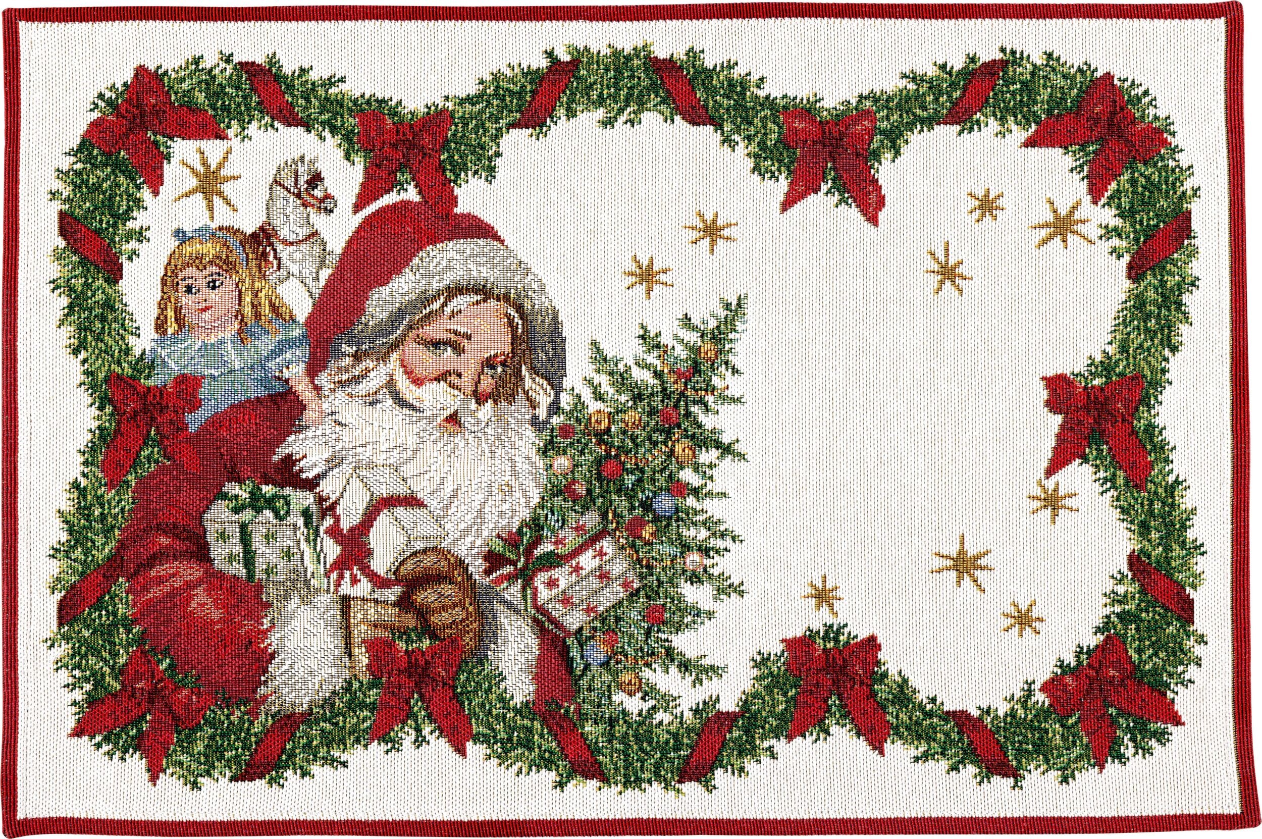 Toy's Fantasy Tellerunterlage 32 x 48 cm Weihnachtsmann