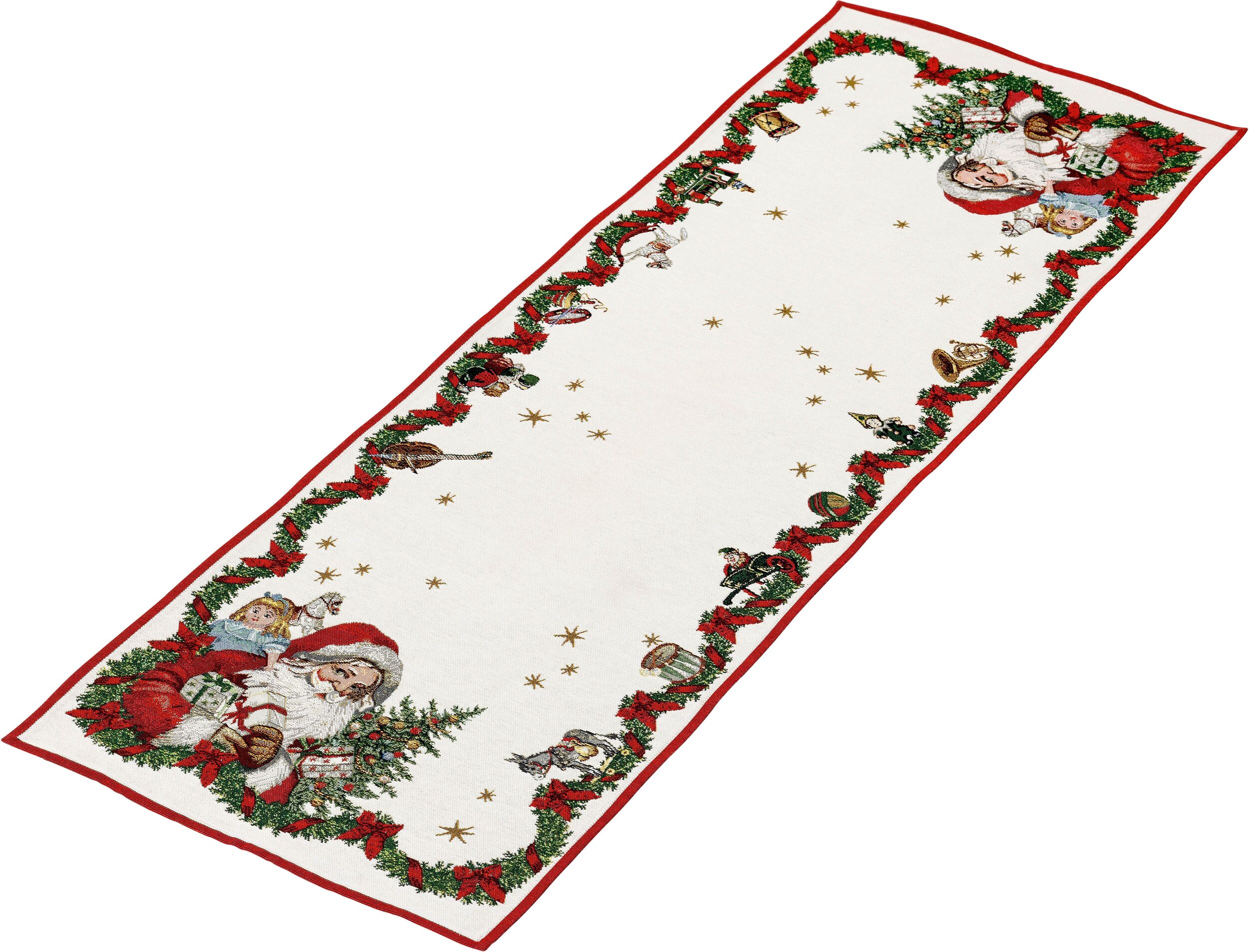 Toy's Fantasy Tischläufer 49 x 143 cm Weihnachtsmann