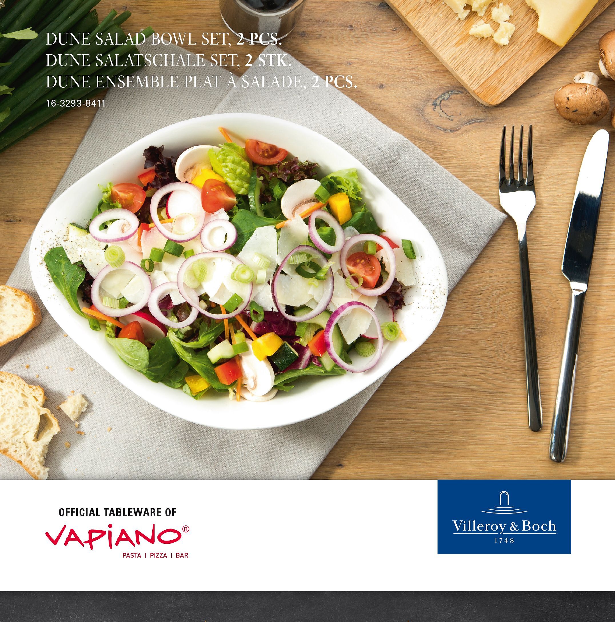 Vapiano Pasta Bowl Vapiano Set Insalatiera Reliable Pezzi