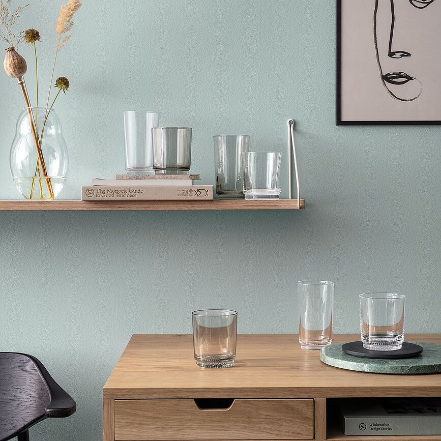 Vasos altos It's My Match, 410 ml, verde claro, Pack de 2