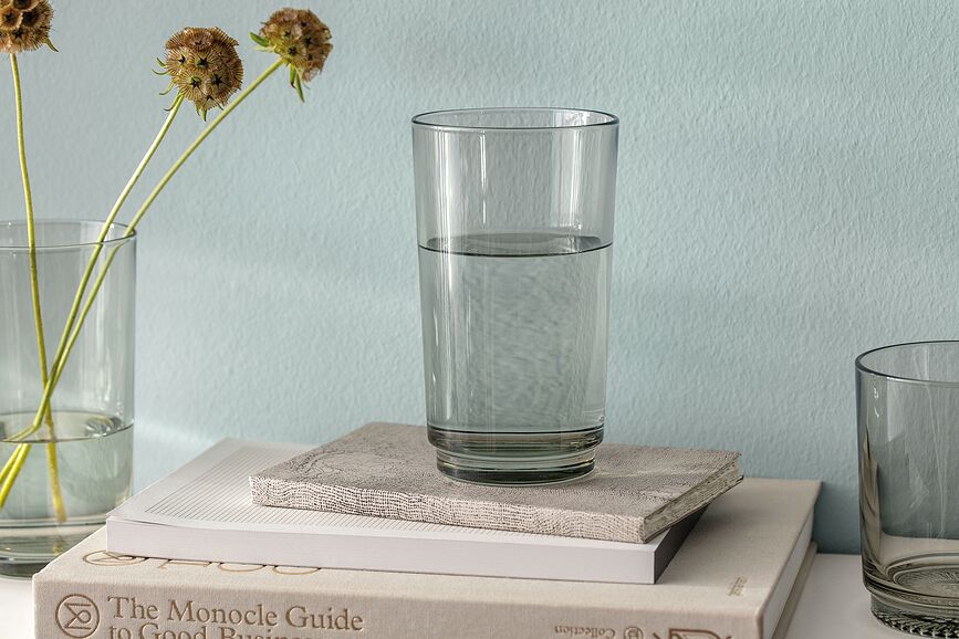 Vasos altos It's My Match, 410 ml, verde claro, Pack de 2