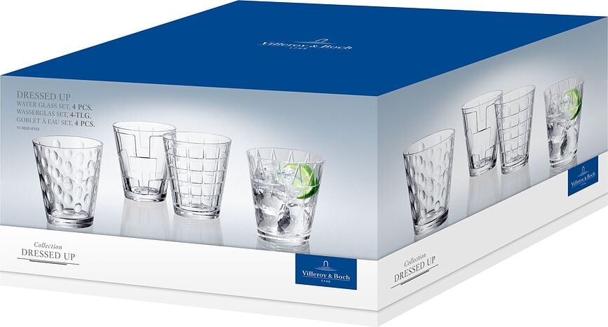 Vasos Dressed Up 310 ml, 4 unidades