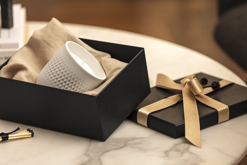 Vela aromática Manufacture Collier Blanc Perle Sparkle