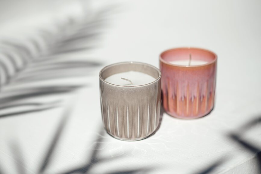 Vela Aromática Perlemor Coral Home, aroma Sunkissed