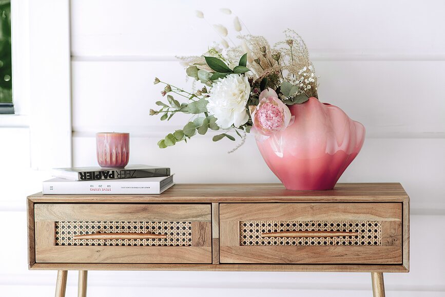 Vela Aromática Perlemor Coral Home, aroma Sunkissed