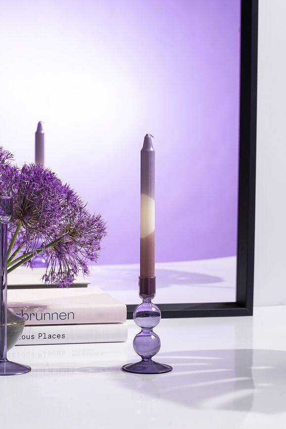 Velas aromáticas Like Home, aroma a lavanda y uva, 2 unidades