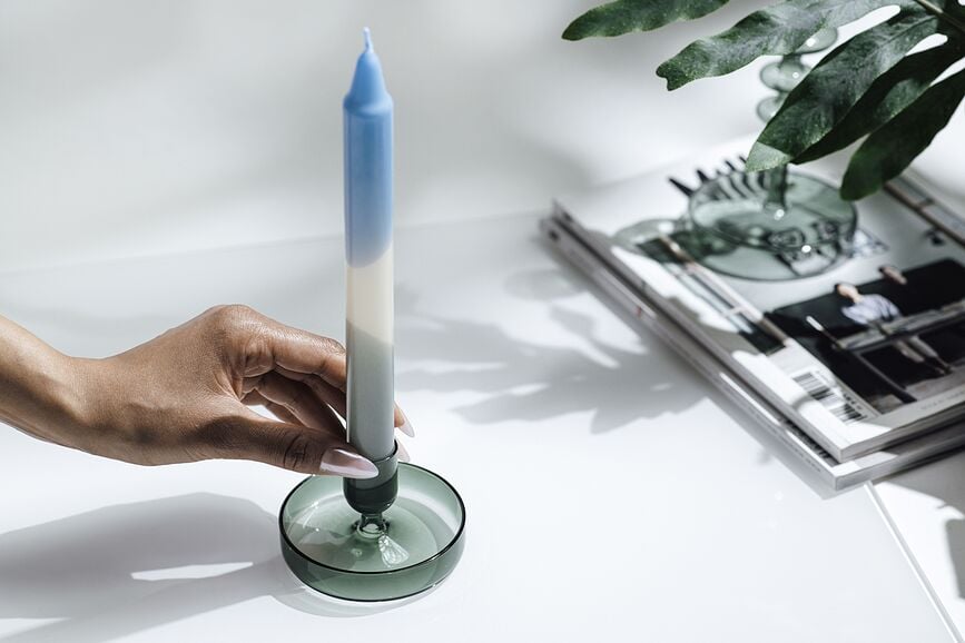 Velas aromáticas Like Home, aroma a lavanda y uva, 2 unidades