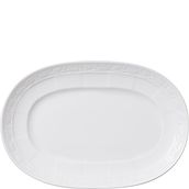 White Pearl Snack-Teller oder Untertasse für Sauciere 22 cm
