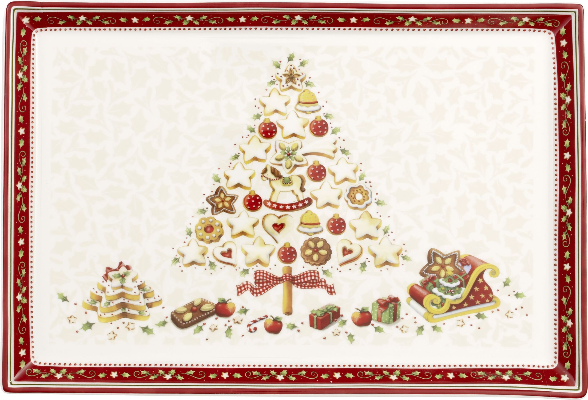 Winter Bakery Delight Kuchenplatte 26,5 x 39 cm