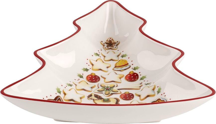 Winter Bakery Delight Posuda za grickalice božićno drvce L