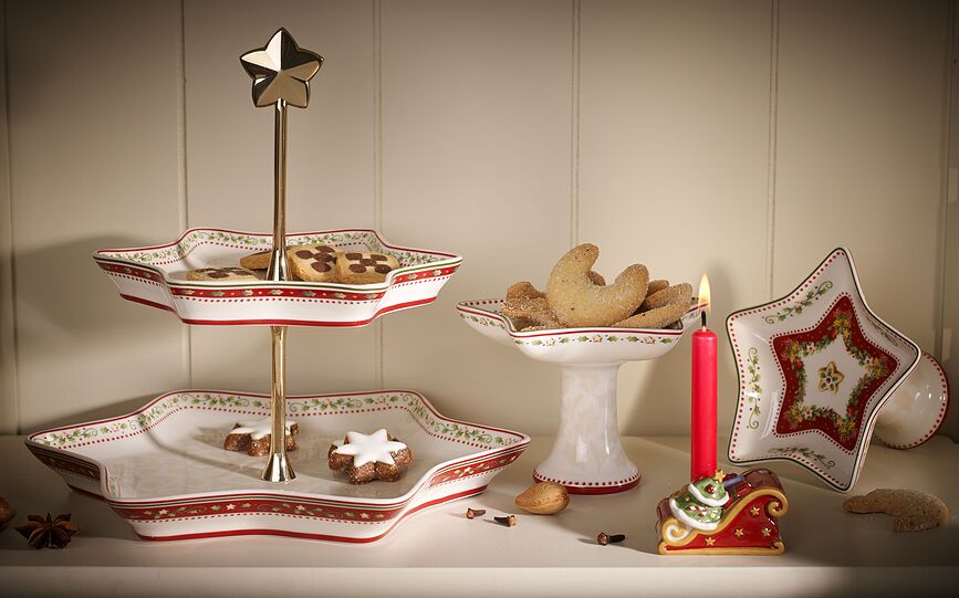 Winter Bakery Delight Présentoir à étages