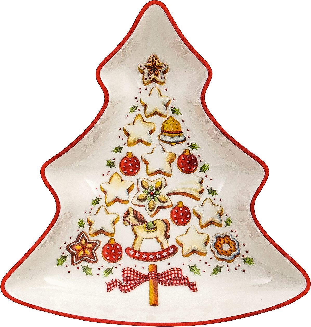 Winter Bakery Delight Snack-Schale S Weihnachtsbaum
