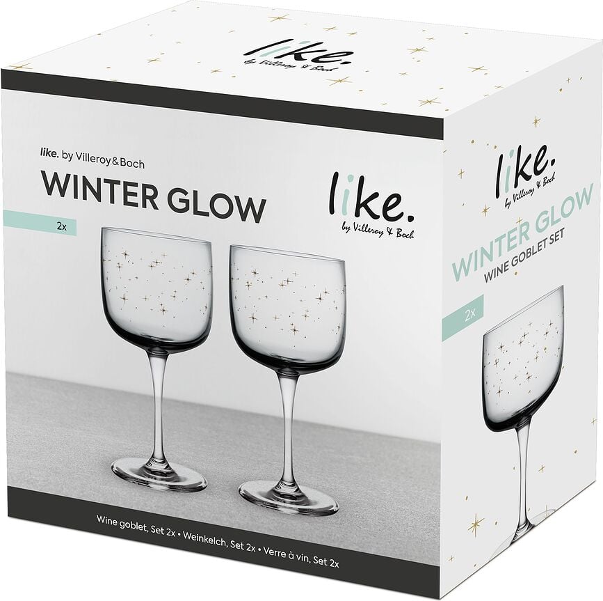 Winter Glow Čaše za vino 350 ml 2 kom.