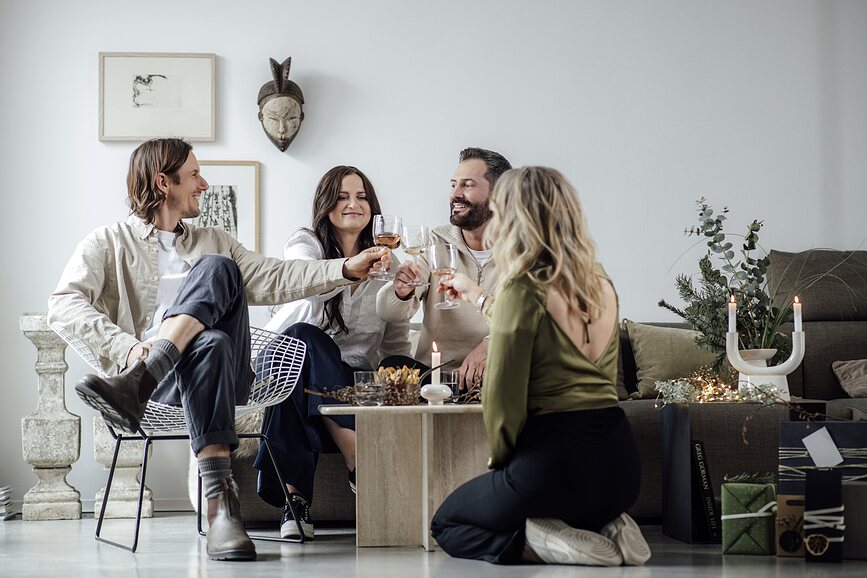 Winter Glow Ποτήρια κρασιού, 350 ml, 2 τμχ