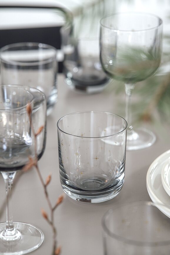 Winter Glow Verres à Vin 350 ml, Lot de 2