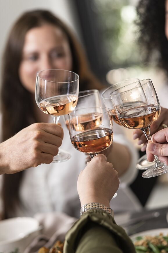 Winter Glow Verres à Vin 350 ml, Lot de 2