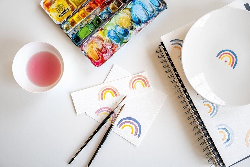 With Love Hello Sunshine Tanjur za doručak