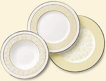 Plato hondo Ivoire, 24 cm