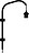Willow Mini Lamparm, svart