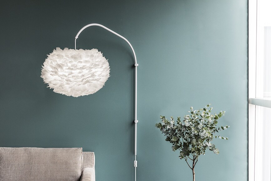 Willow Single Ruka za lampu bijela