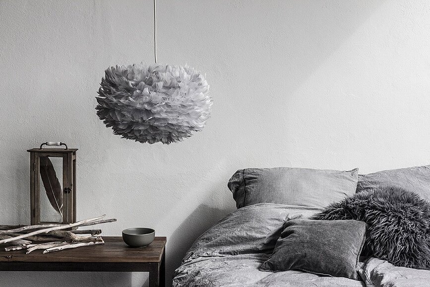 Eos Lampa 25 cm svijetlosiva