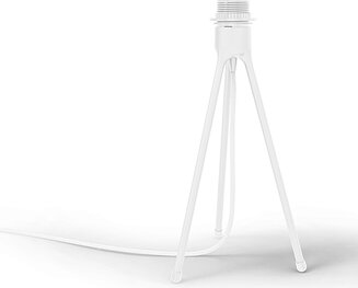 Galda statīvs lampu abažūriem Tripod balts