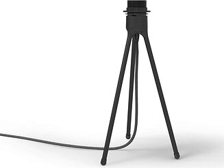 Galda statīvs lampu abažūriem Tripod melns