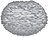 Lámpara Eos, 65 cm, gris claro