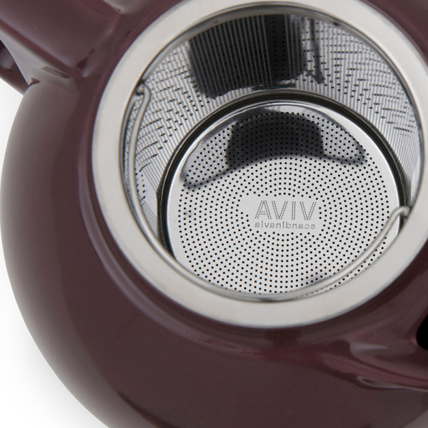 Amelia Čajnik za pripravo čaja, bordo