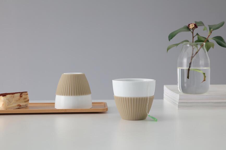 Anytime Tasses à thé, vertes, Lot de 2