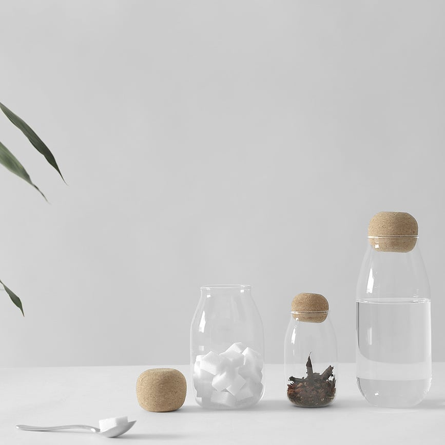 Cortica Pot avec couvercle en liège, 0,2 l