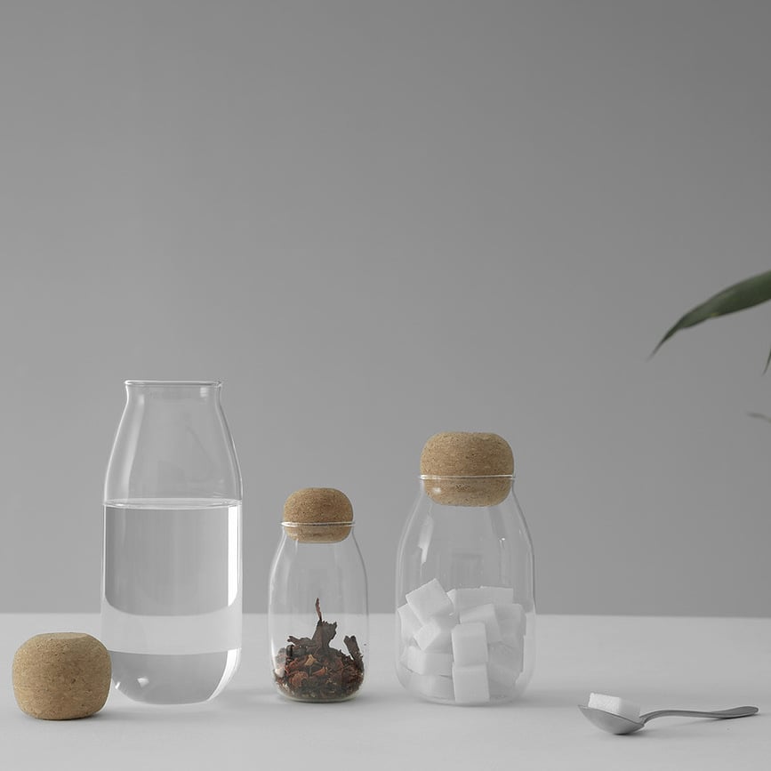 Cortica Pot avec couvercle en liège, 0,2 l