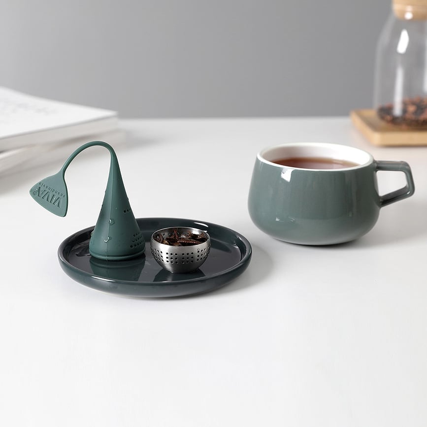 Infusion Tea Egg Cjedilo za Čaj kobaltno